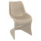 Luxury Commercial Living 33.5" Taupe Brown Outdoor Patio Dining Chair